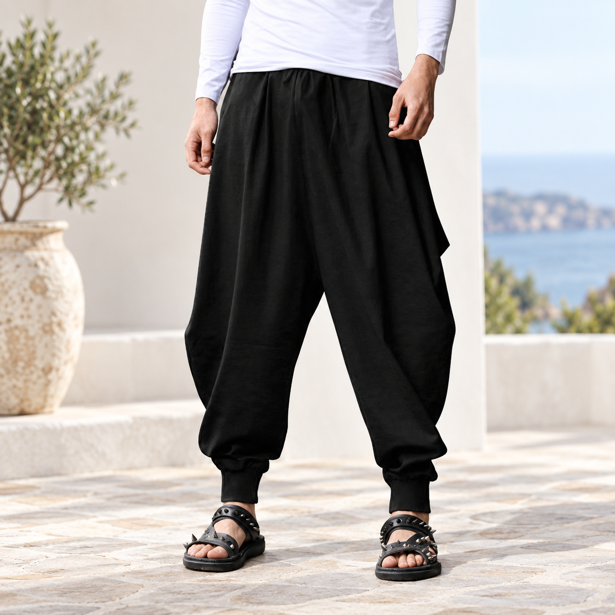 Men's Relaxed Harem Pants