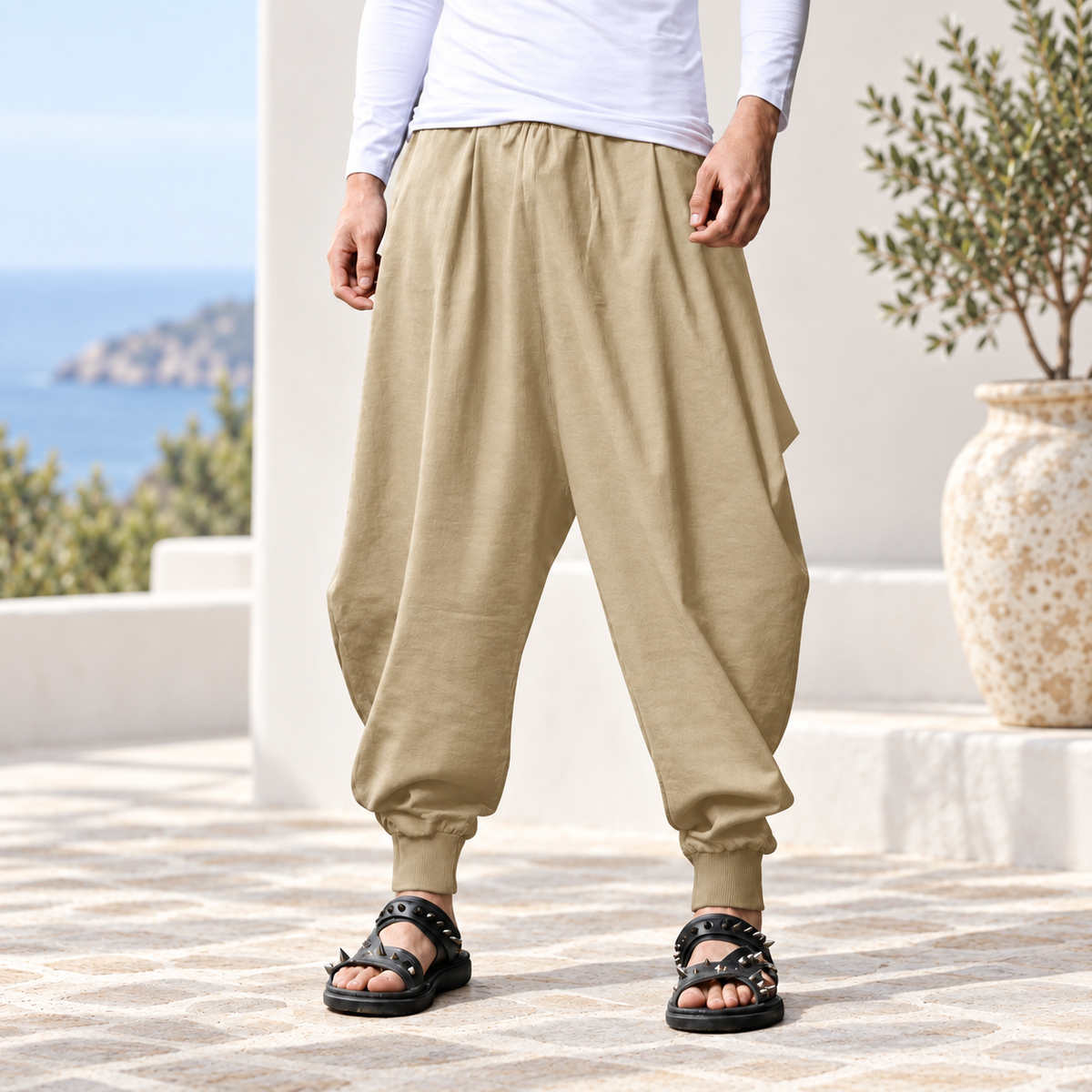Men's Relaxed Harem Pants