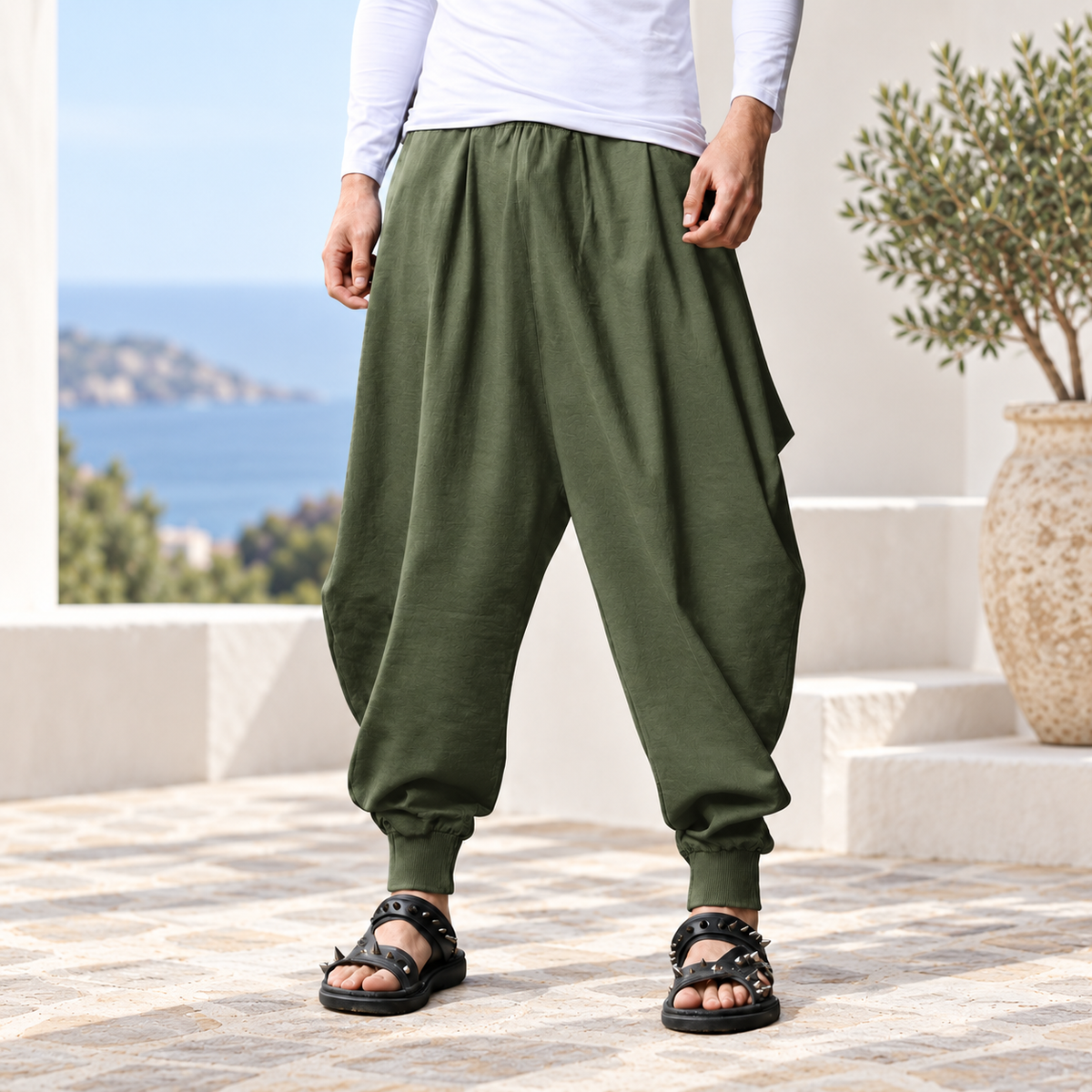 Men's Relaxed Harem Pants