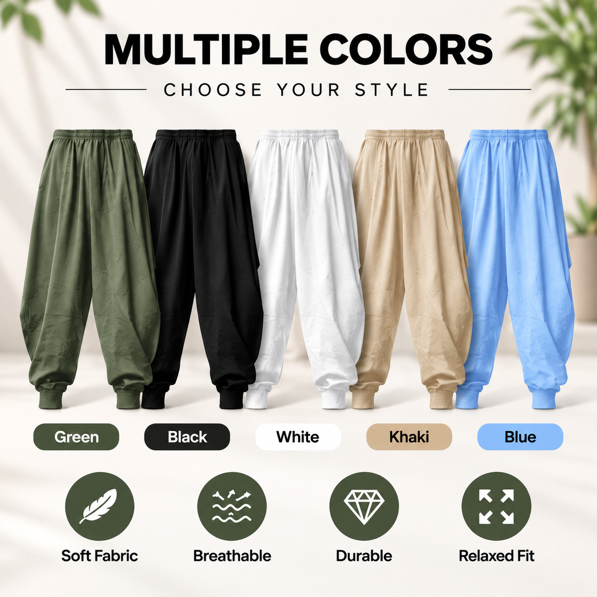 Men's Relaxed Harem Pants