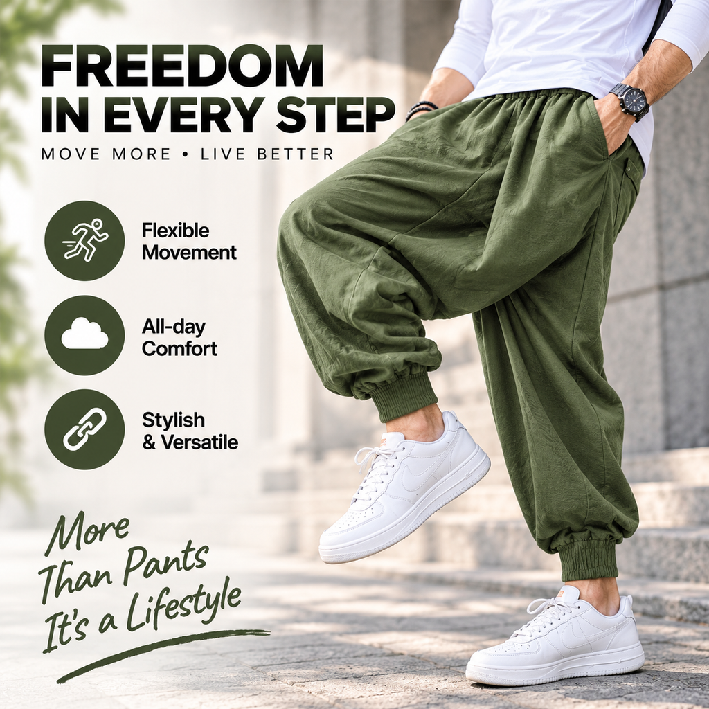 Men's Relaxed Harem Pants